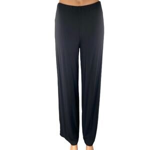 LYR by Splendid Women's Black High Waisted Straight Wide Leg Trousers Pants Sz S